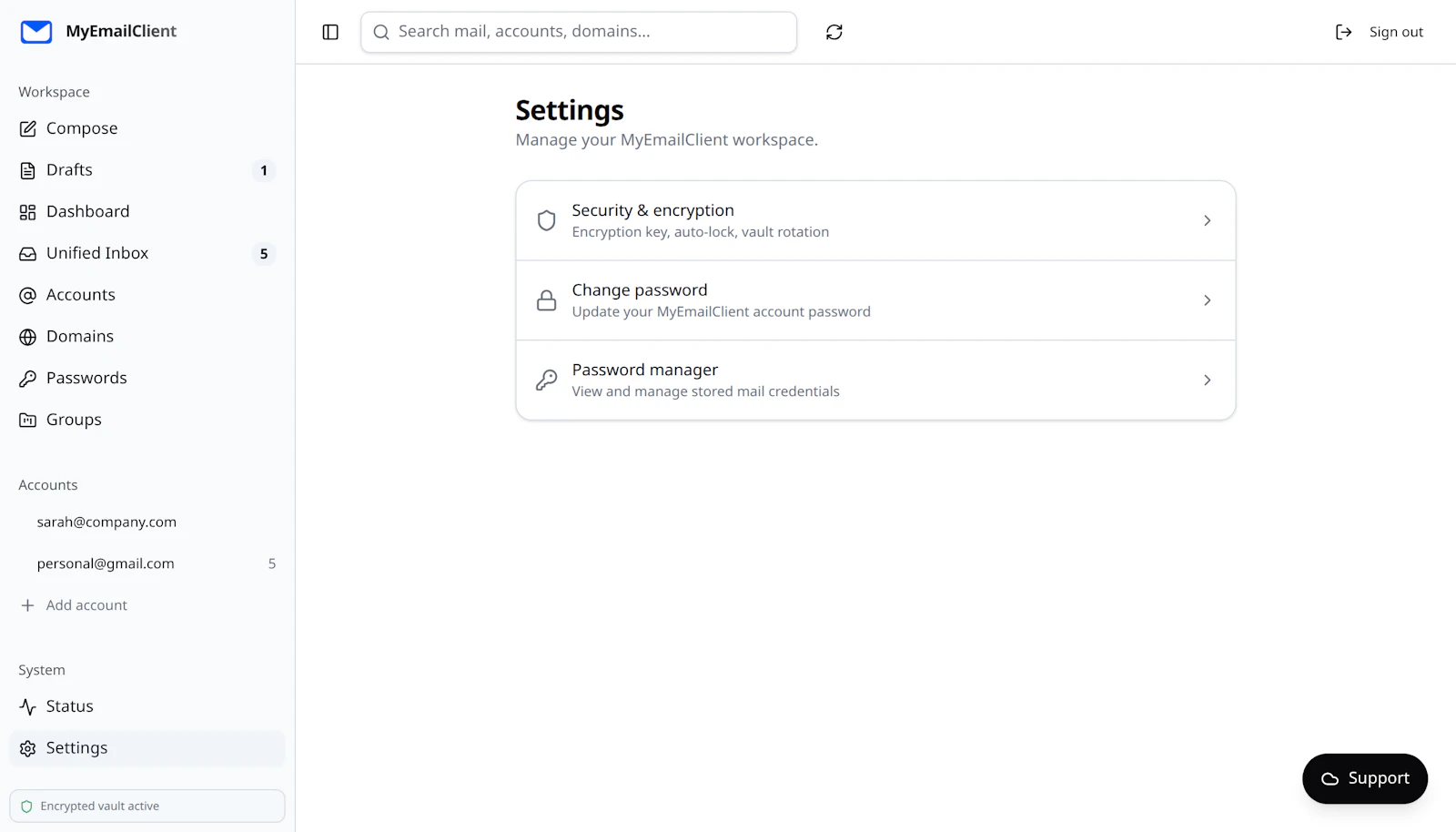 MyEmailClient screenshot 7