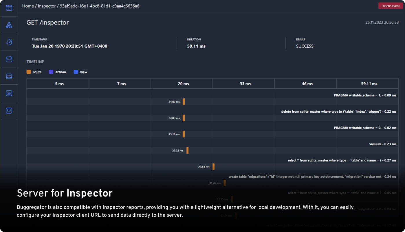 Buggregator gallery image