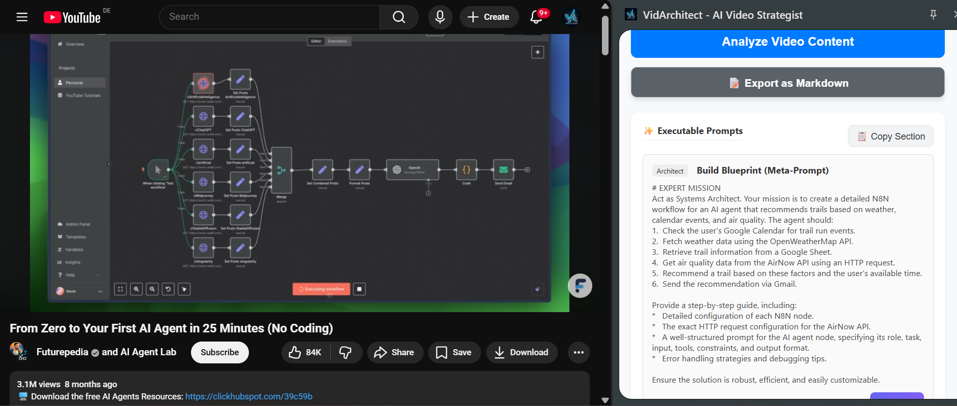VidArchitect - Main product screenshot demonstrating key features and user interface