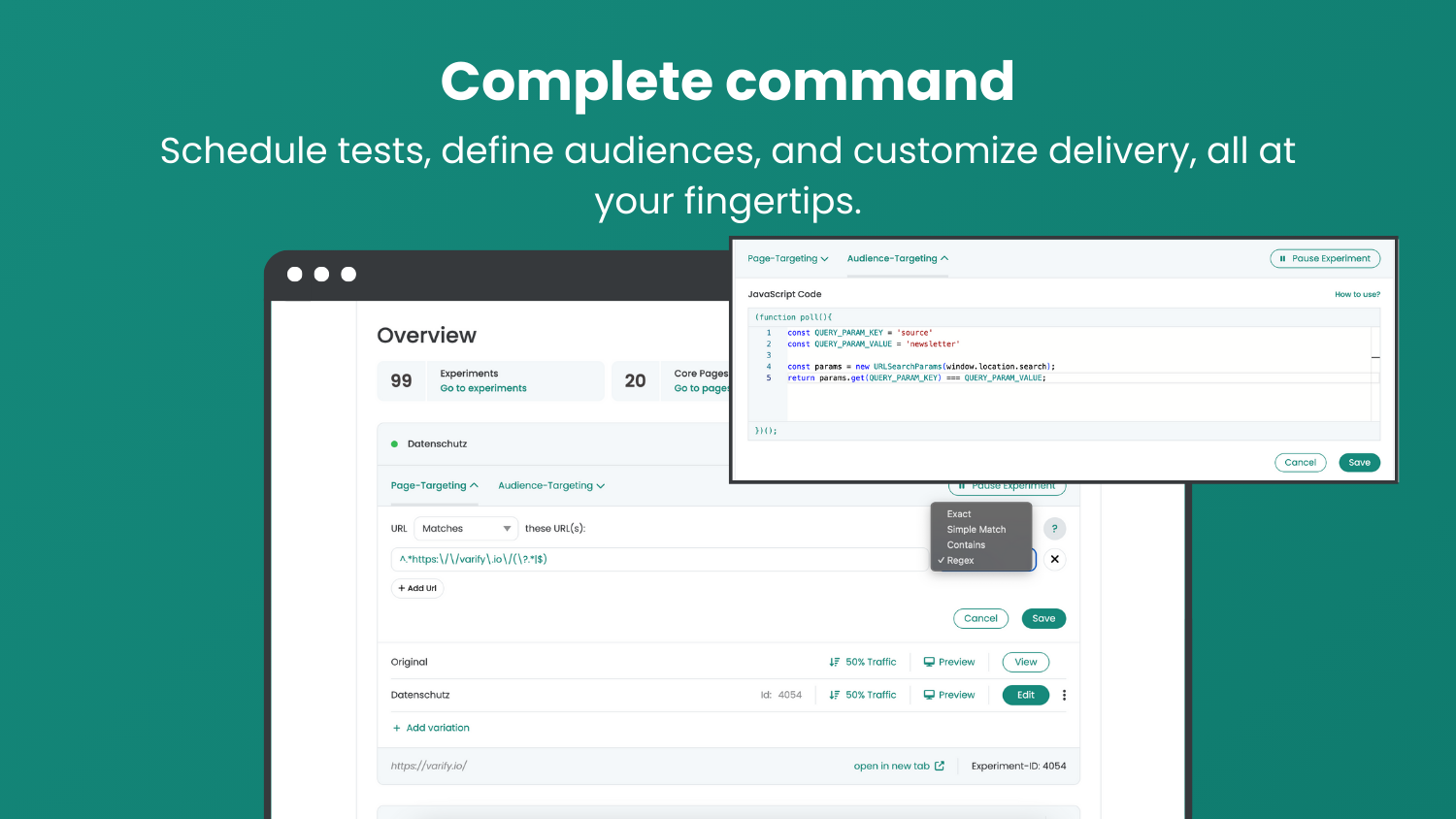 Varify.io - A/B тестирование -> Google Optimize преемника медиа 3