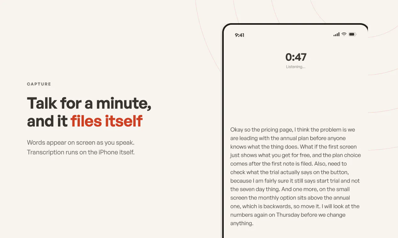 Echo - AI Voice Notes & Ideas screenshot 2