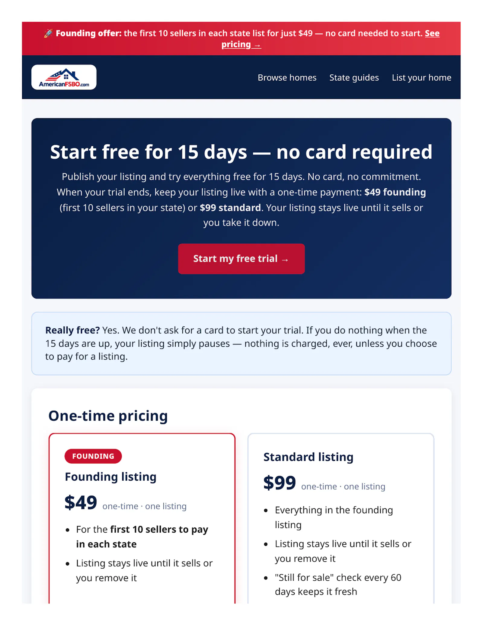 American FSBO screenshot 2