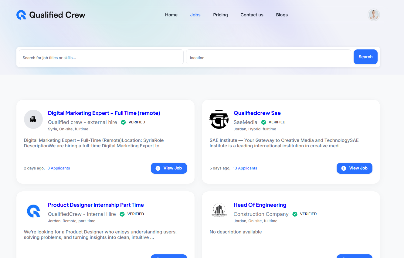 Qualified crew gallery image