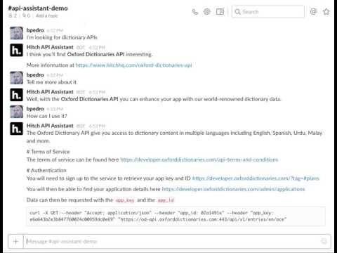 Hitch API assistant gallery image