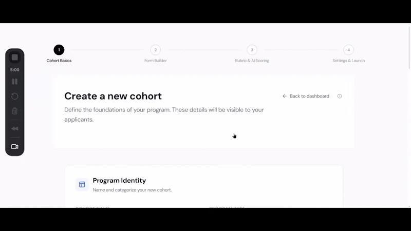 Cohortly screenshot 1 (video preview)