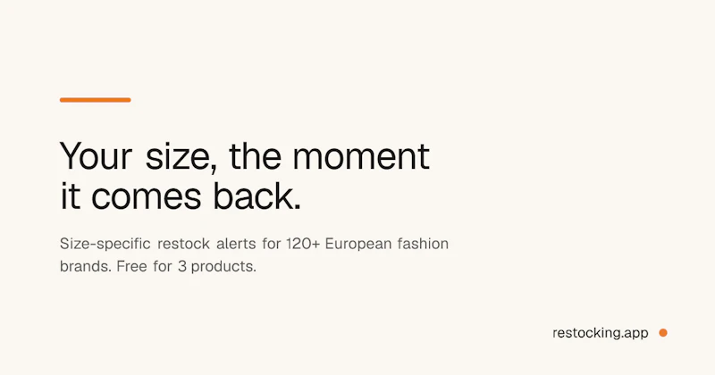Restocking screenshot 1