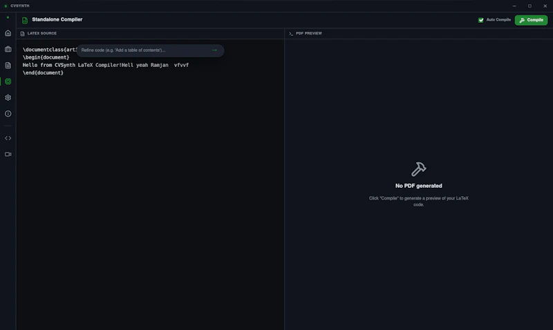 CVSynth screenshot 5