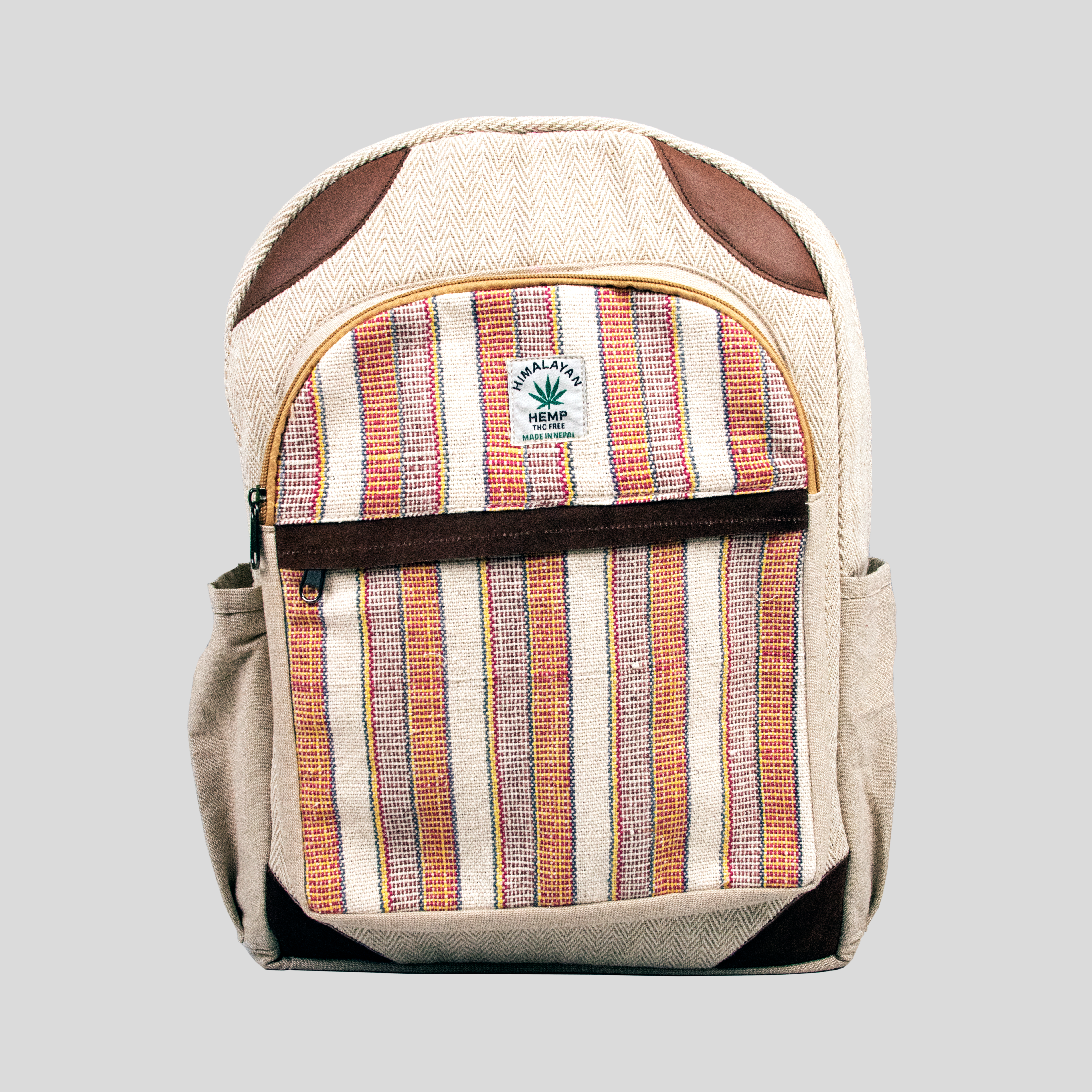 Handmade Hemp Backpack gallery image