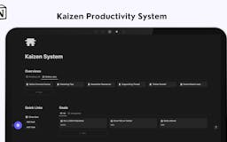 Kaizen Productivity System media 1