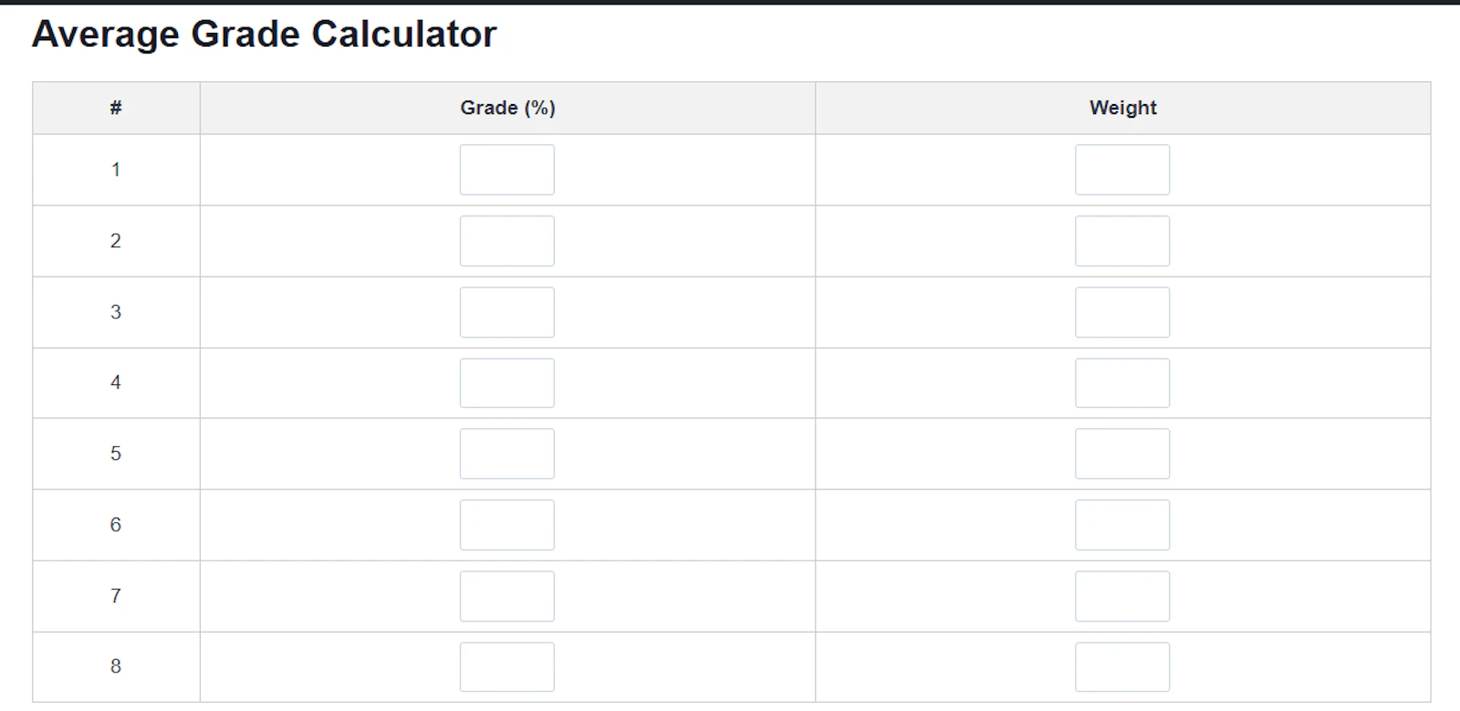  EZ Graders — Online Grading Calculator  screenshot 4