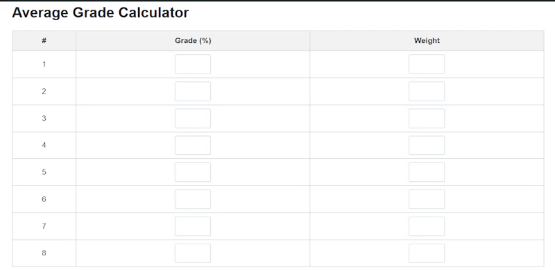  EZ Graders — Online Grading Calculator  screenshot 4