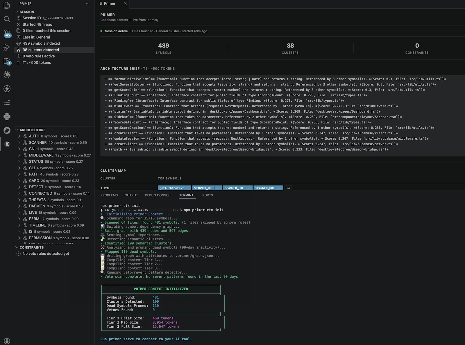Primer screenshot 1
