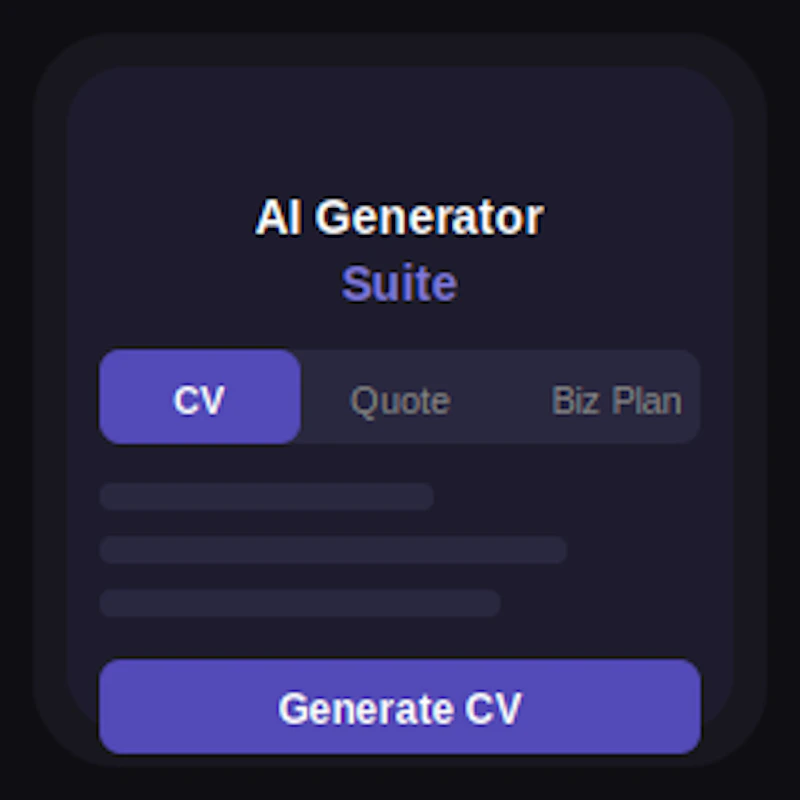 AI Generator Suite screenshot 1