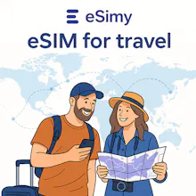 eSimy Travel Plans in 165+ Countries gallery image
