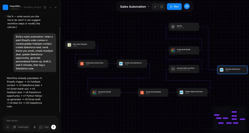 bronn - Screenshot 3 showing product features and functionality