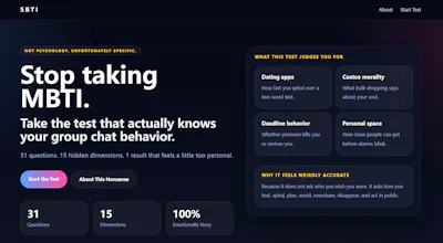 SBTI Test gallery image