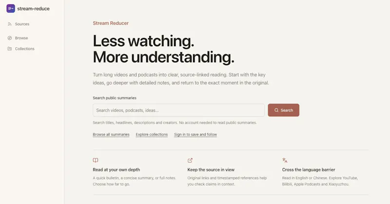 Stream Reducer screenshot 2