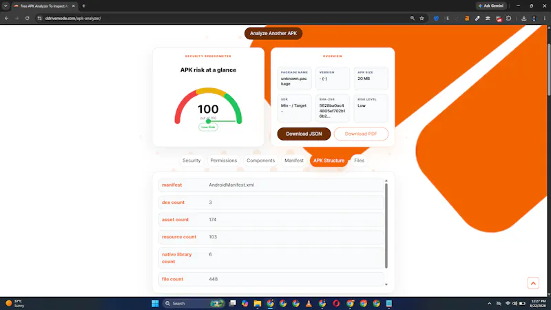 DDriveMode APK Analyzer screenshot 5