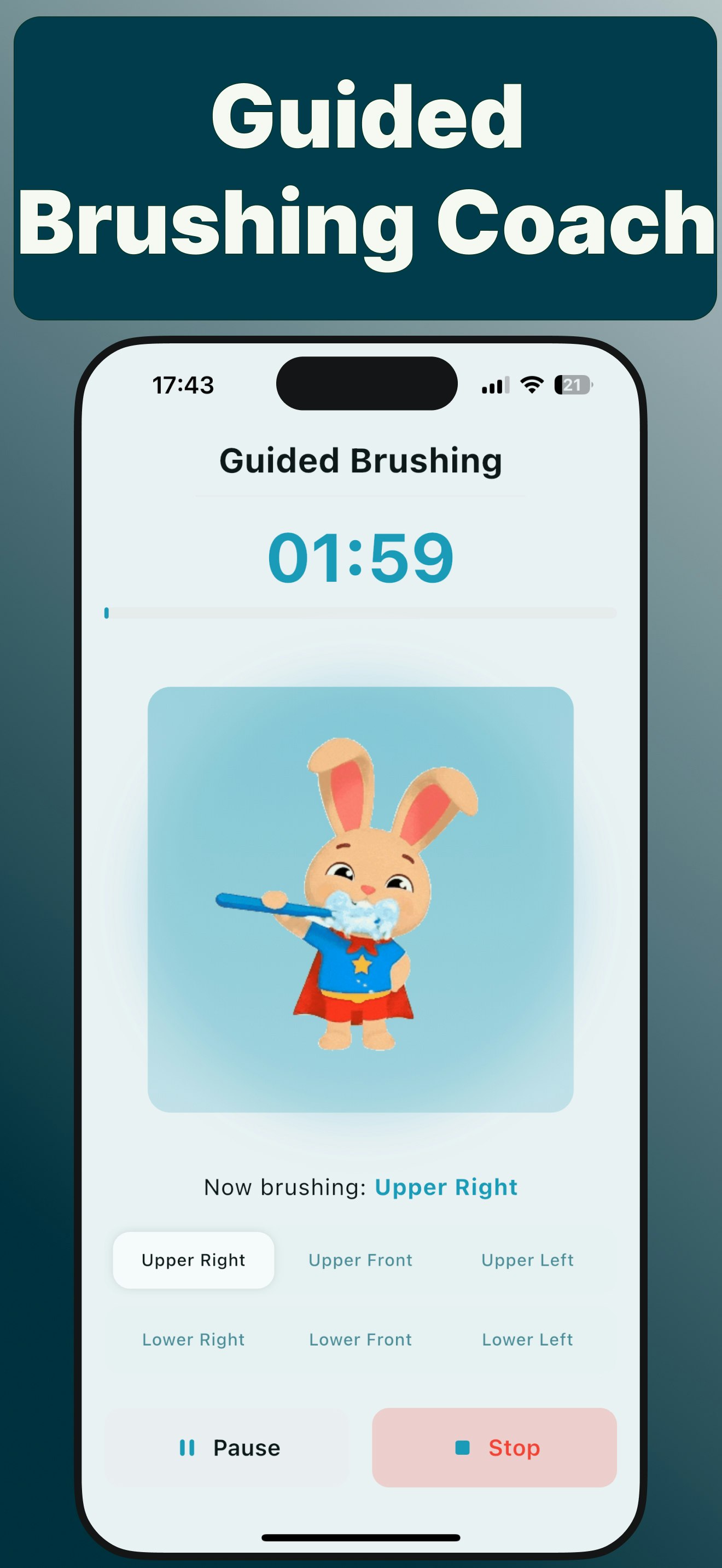Mintora: Teeth Brush Routine & Reminder - Screenshot 3 showing product features and functionality