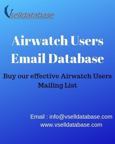 Airwatch Users Database- USA