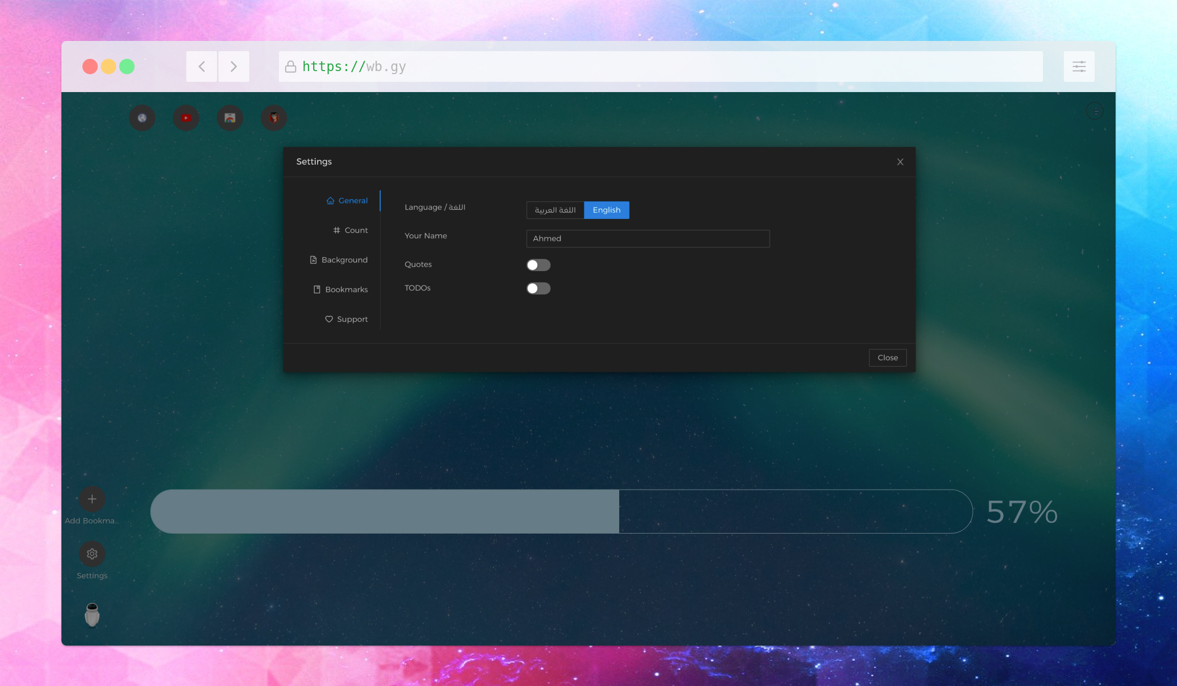 Year Progress - Browser Extension V.2 gallery image