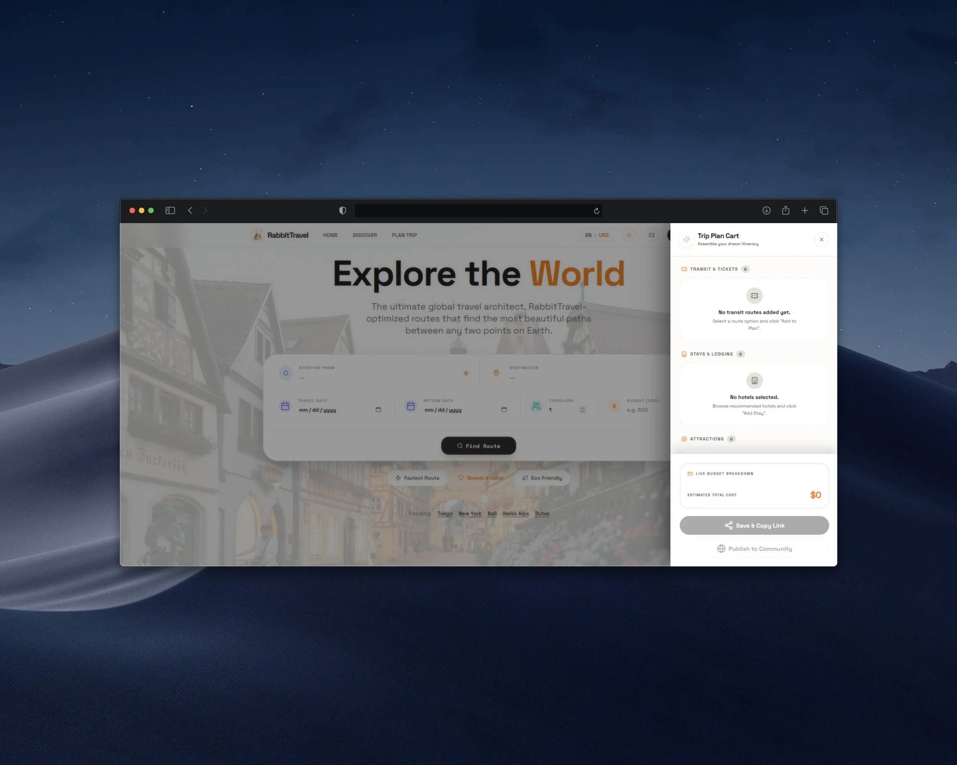 RabbitTravel screenshot 2