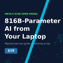 816B-Parameter AI from Your Laptop logo