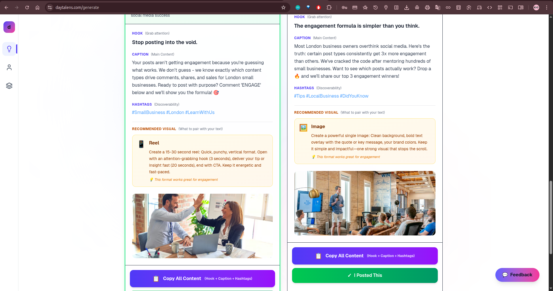Daytalens - Screenshot 5 showing product features and functionality