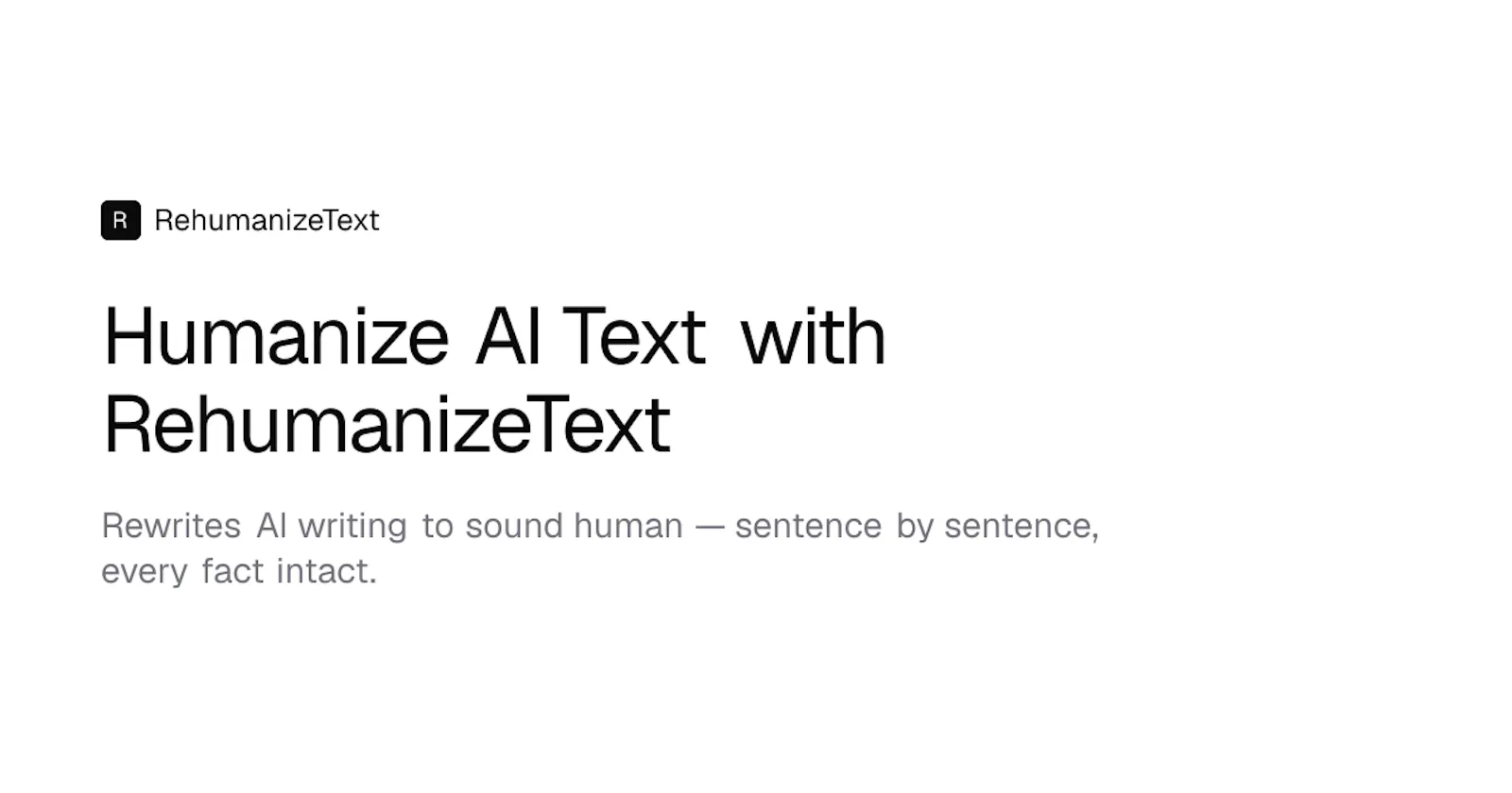 RehumanizeText screenshot 1