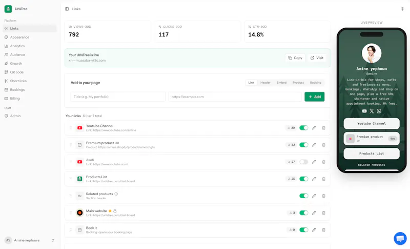 UrlsTree screenshot 2