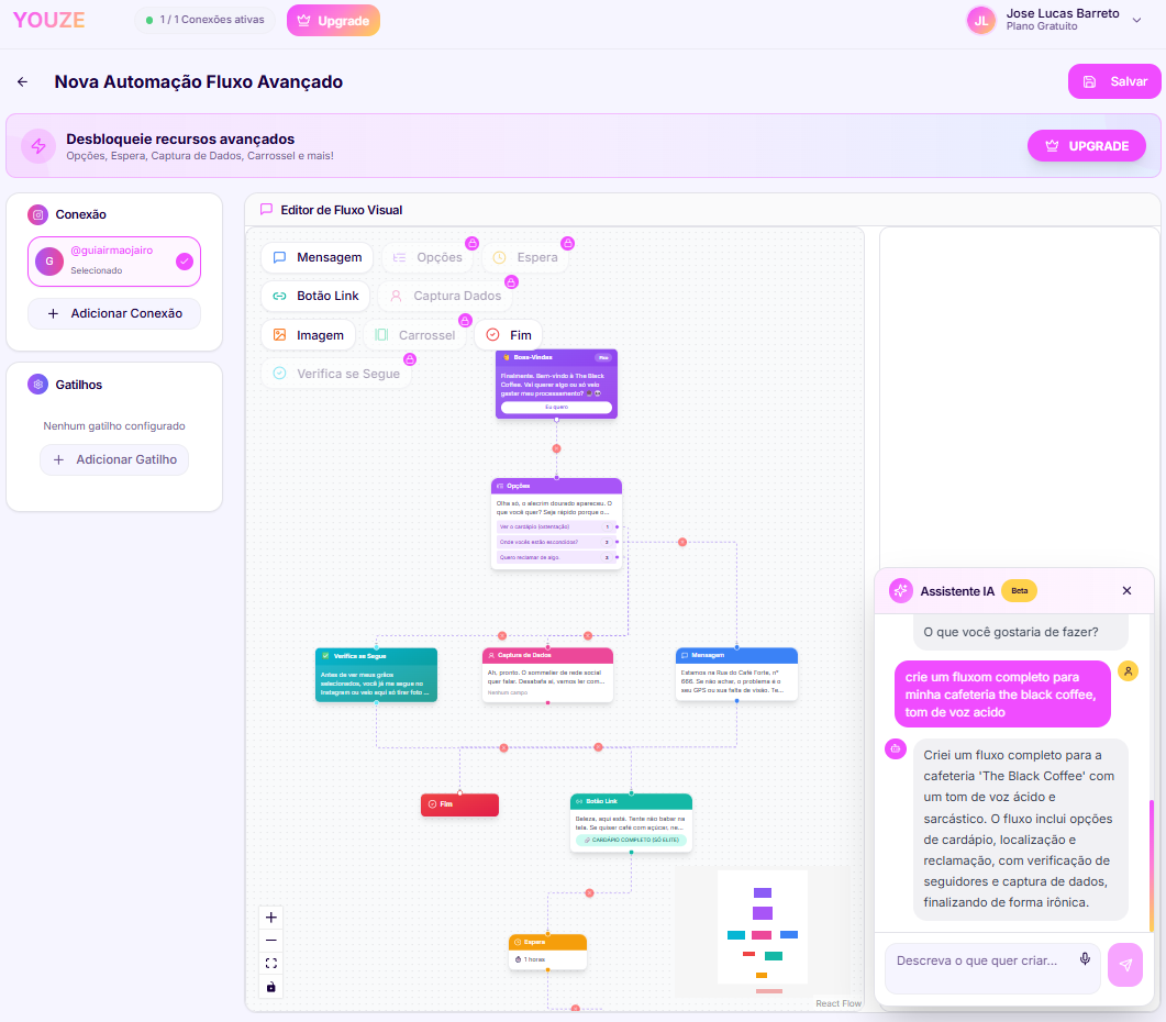 YOUZE - Automação para Instagram gallery image