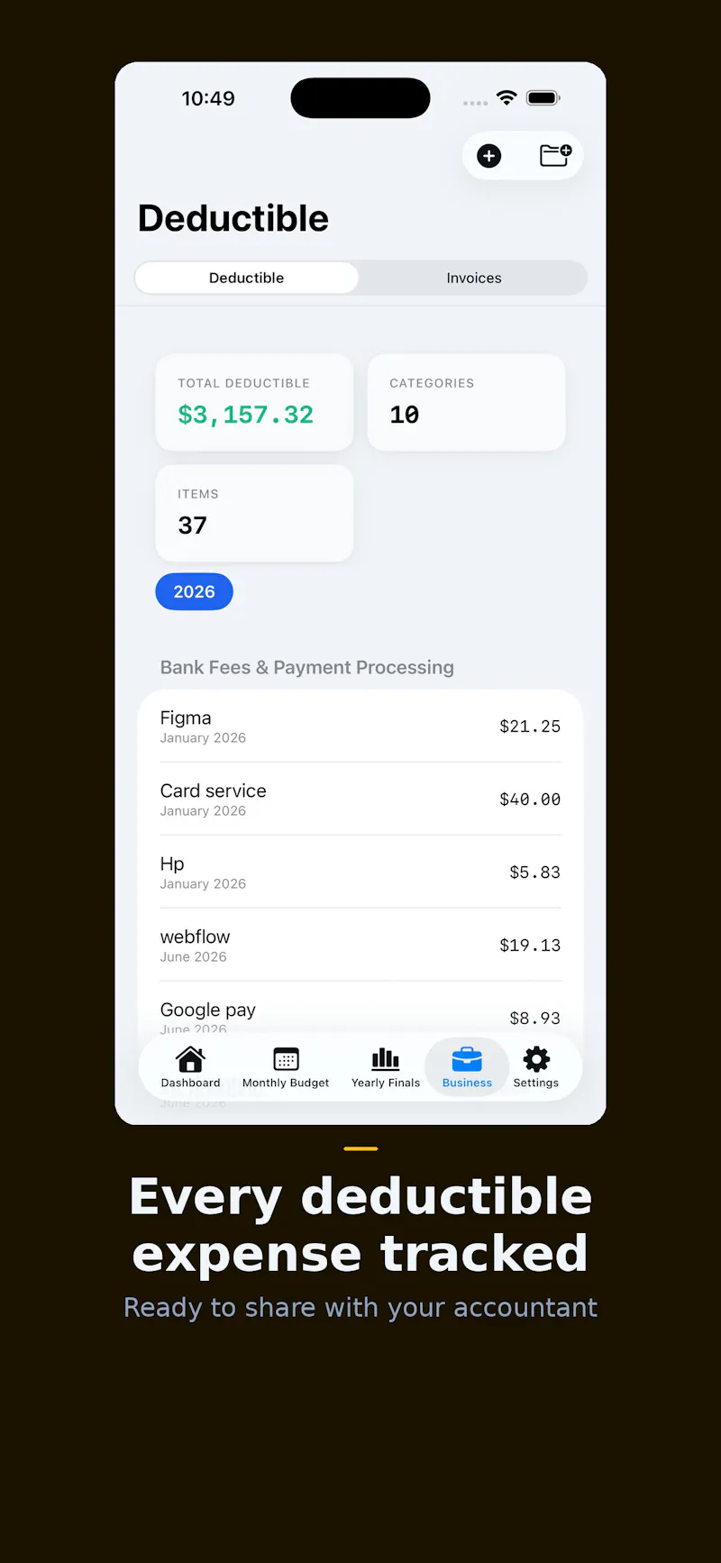 Worbe Budget screenshot 3