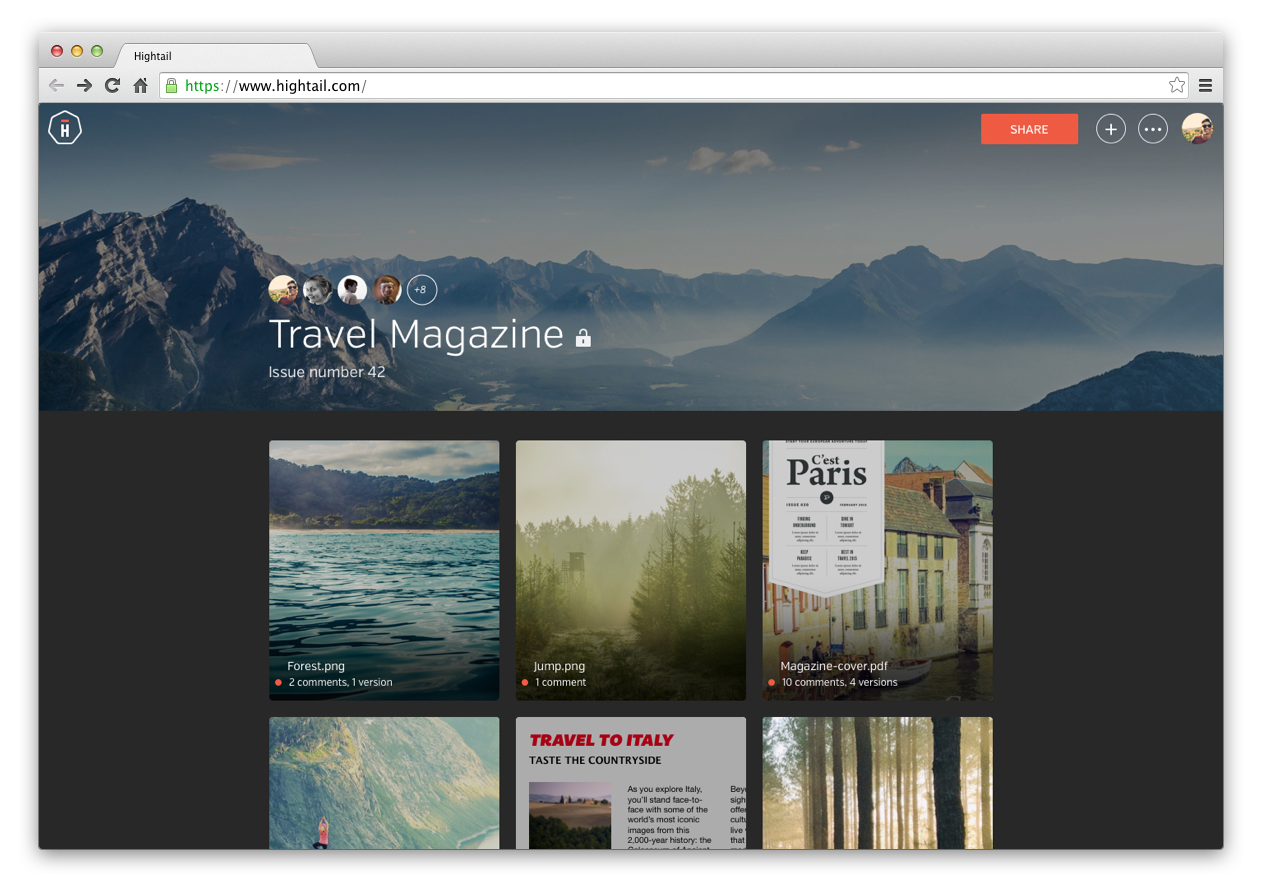 Hightail Spaces gallery image
