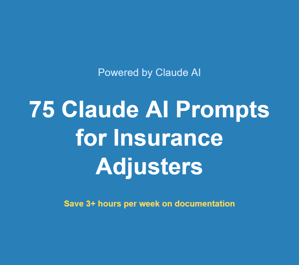 AI Prompts for Insurance Adjusters