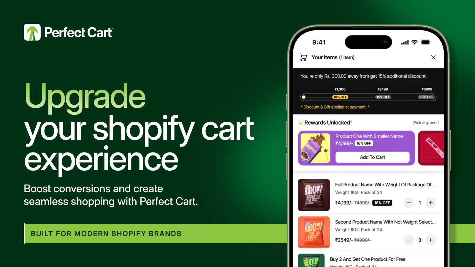  Perfect Cart ‑ Upsell & AI gallery image