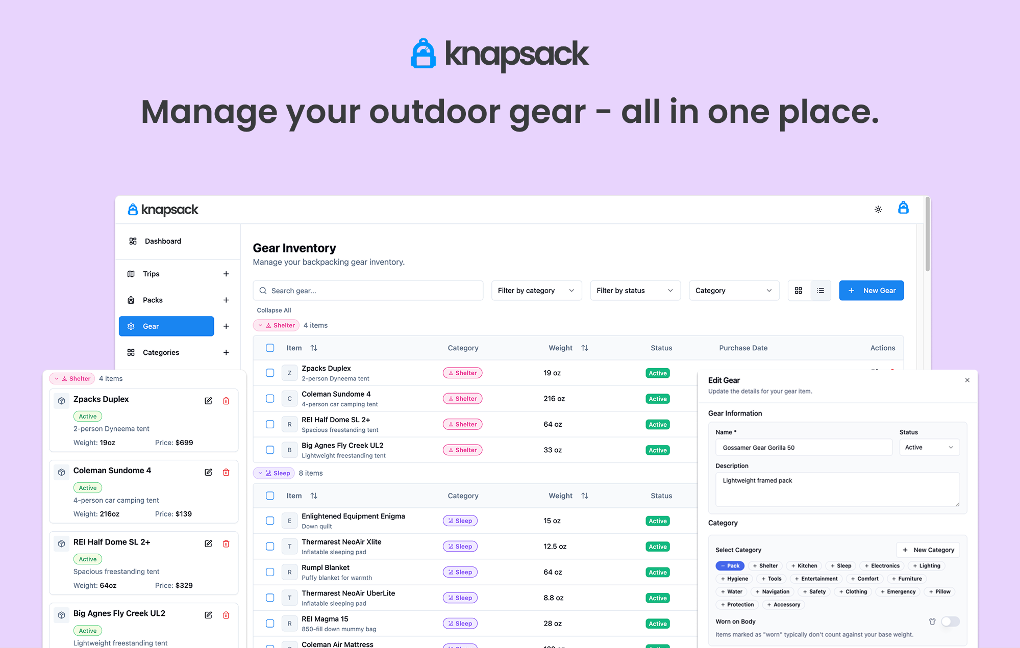 Knapsack gallery image