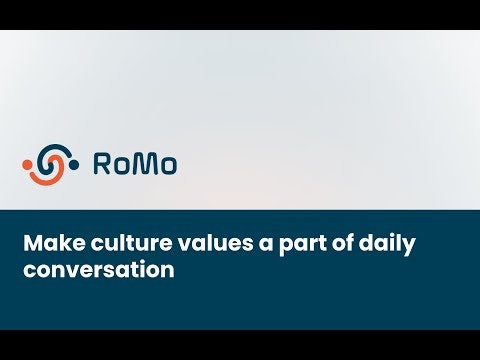 startuptile RoMo-Recognize the culture role models in your team