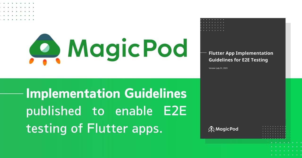 Media MagicPod: Sokongan Flutter - Tiada kod e2e ujian automasi, kini tersedia untuk aplikasi flutter 2