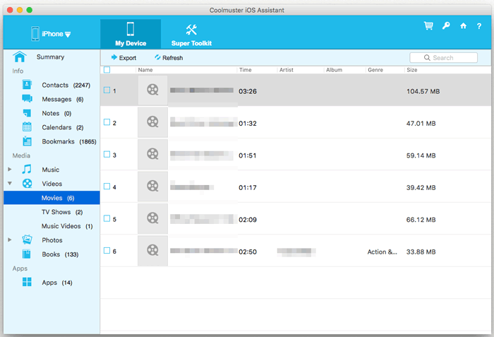Coolmuster iOS Assistant for Mac gallery image