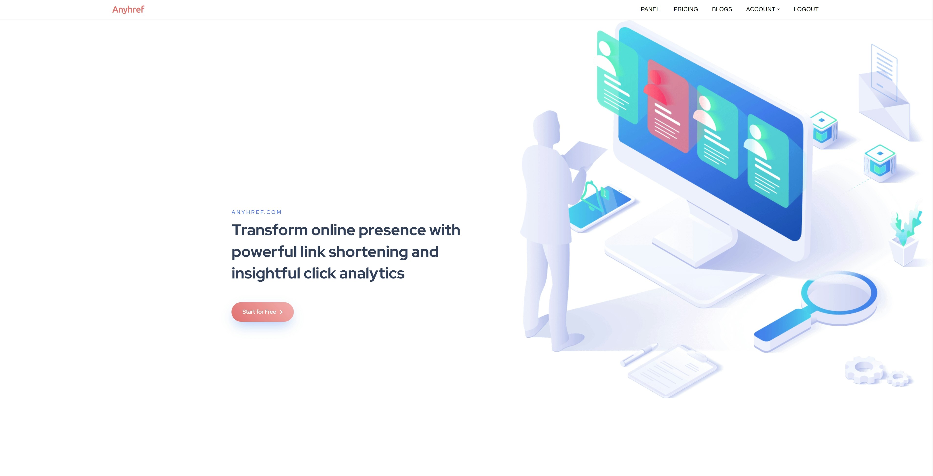 Anyhref - Potente fornitore di servizi di accorciamento dell'URL e analisi dei dati media 2