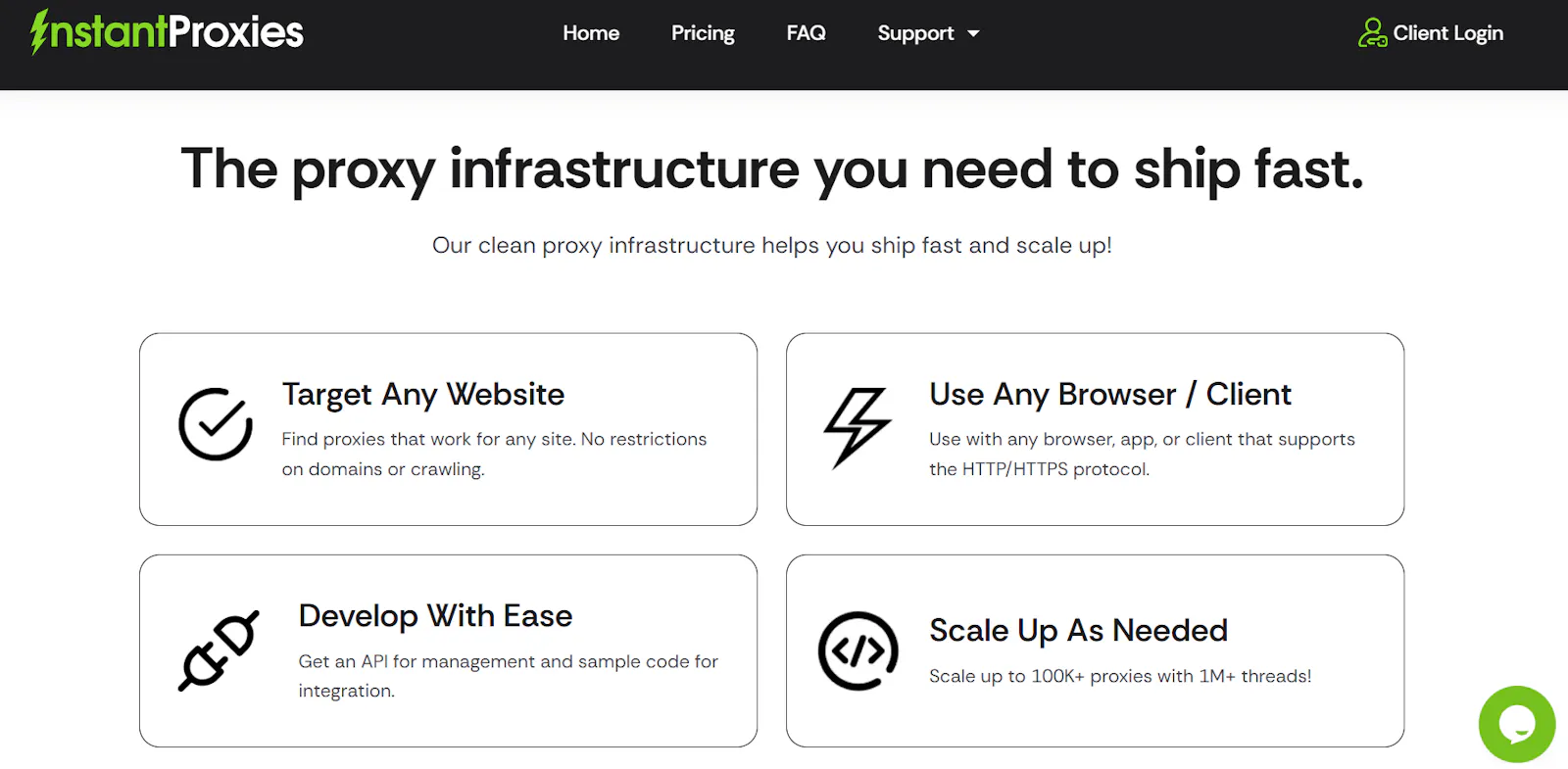 InstantProxies screenshot 2