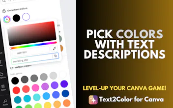 Text2Color for Canva gallery image