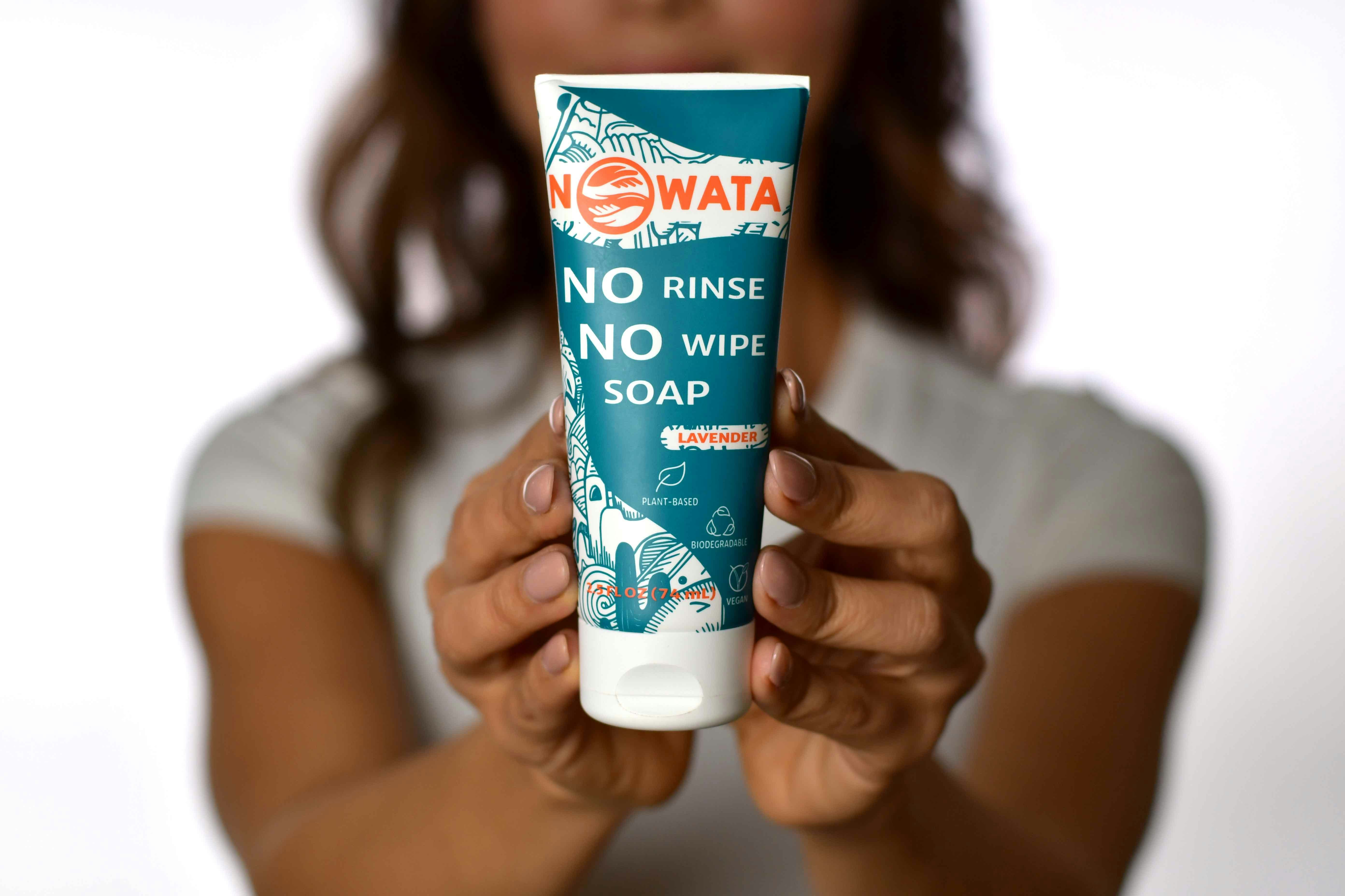 NOWATA soap - Nowata ™ साबुन।उपन्यास नो-रिन्स, नो-वाइप ऑल नेचुरल सोप। मीडिया 5