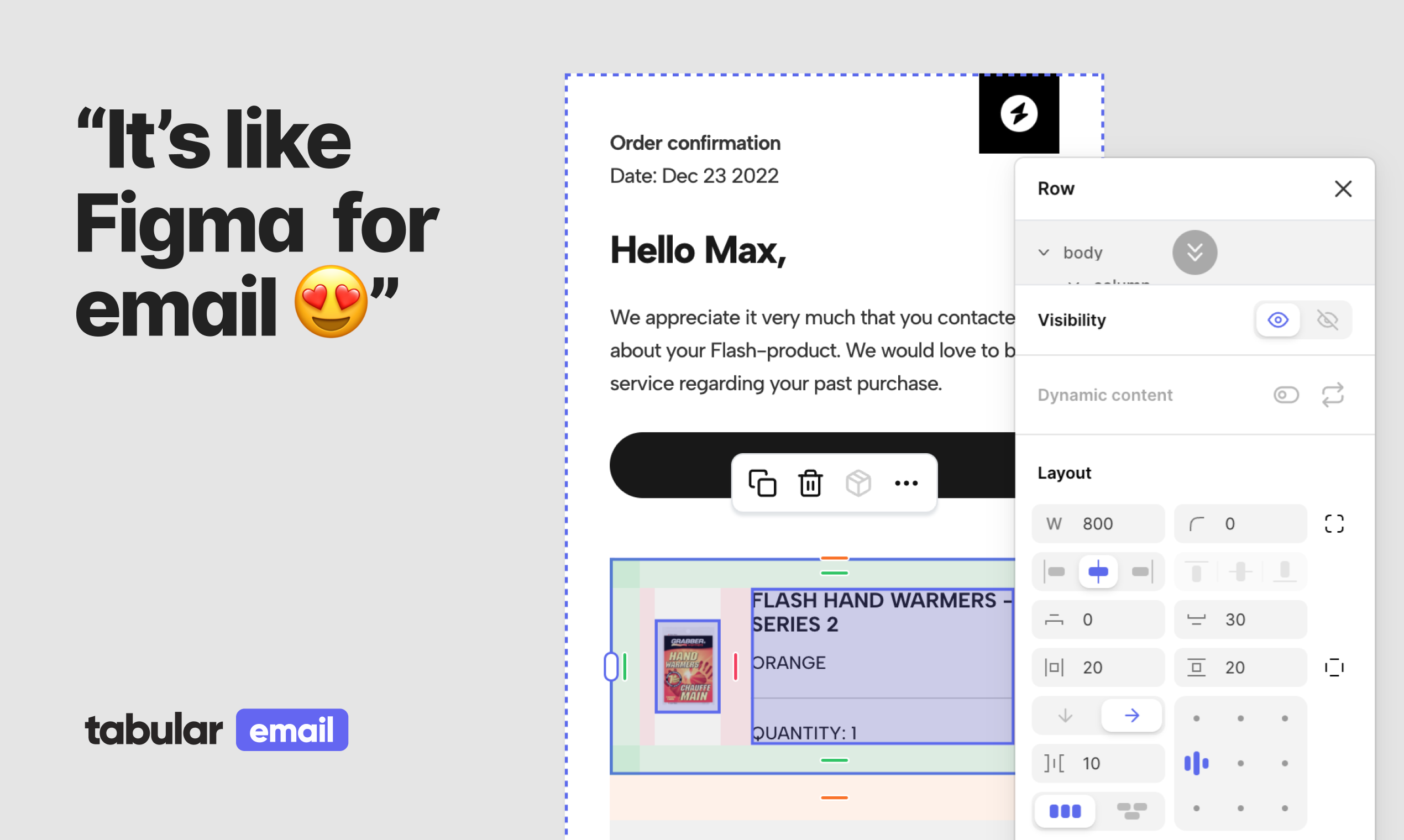 Tabular gallery image