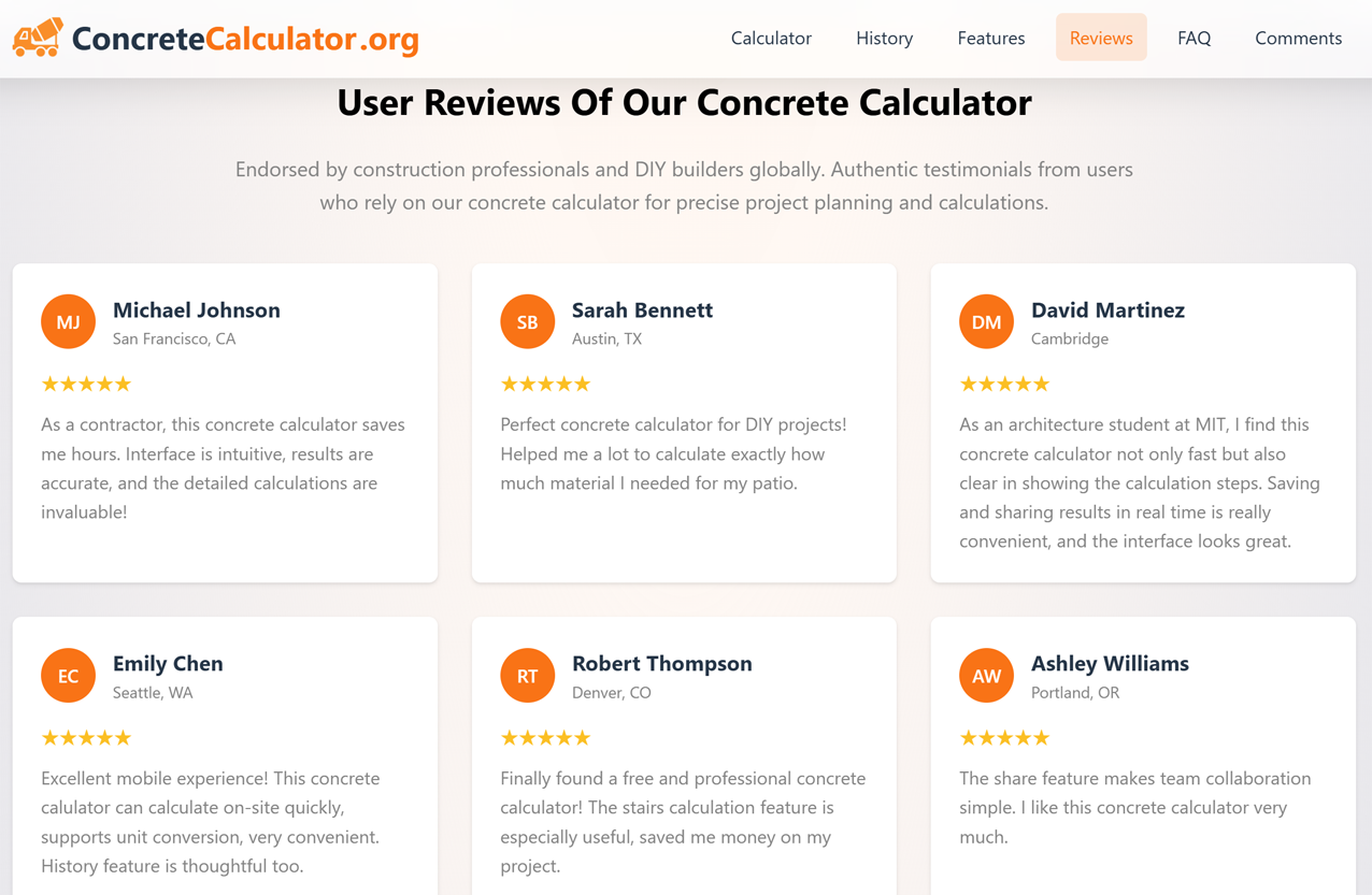 Concrete Calculator gallery image