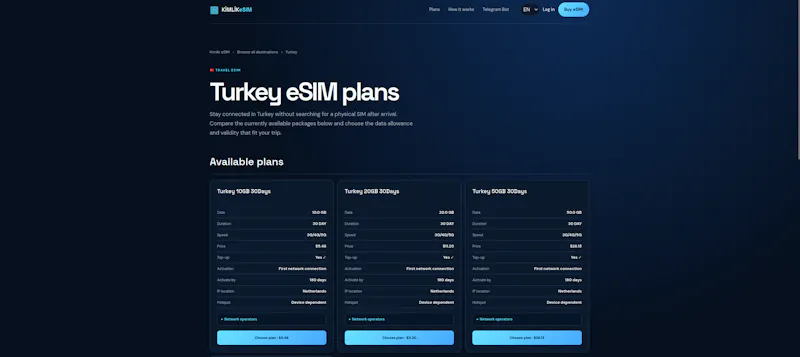 Kimlik eSIM screenshot 2