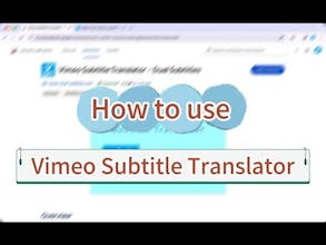 Vimeo Dual Subtitles gallery image