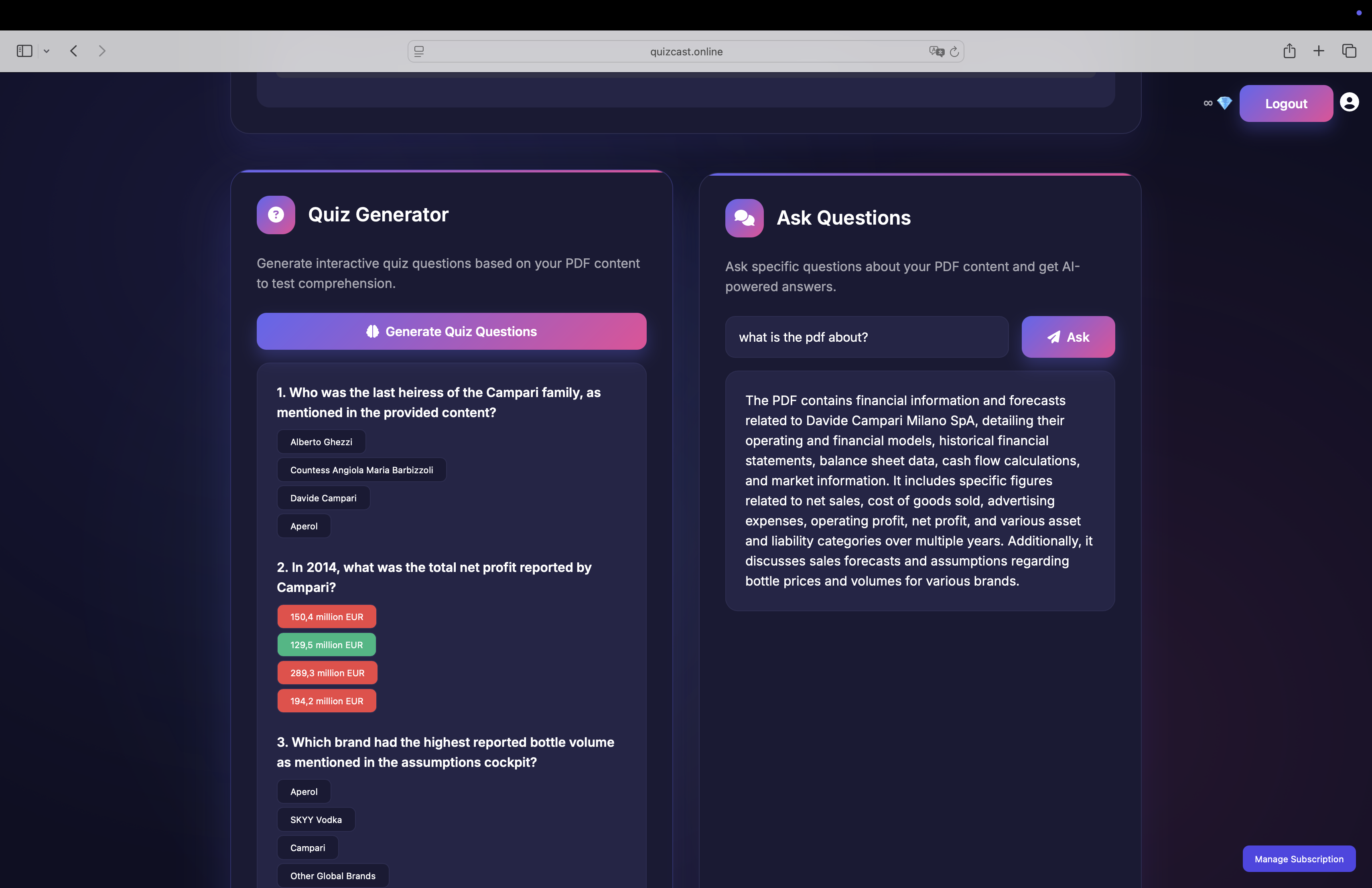 Quizcast media 2