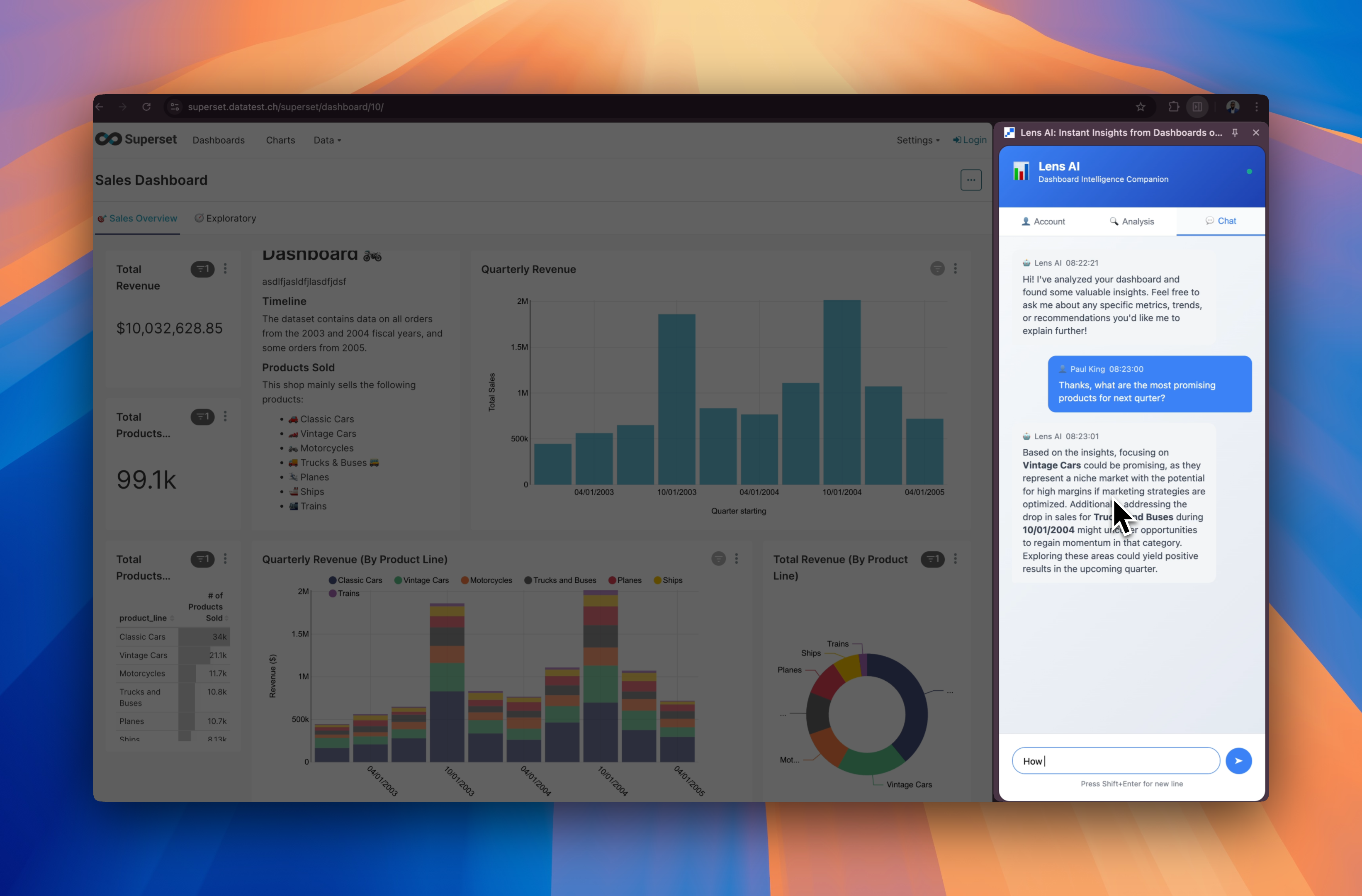 Lens AI Dashboard Intelligence Extension media 4
