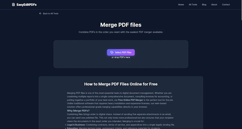 EasyEditPDFs screenshot 2